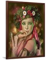 Elven Maid-Atelier Sommerland-Framed Art Print