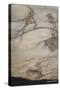 Elves and Mice-Arthur Rackham-Stretched Canvas