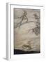 Elves and Mice-Arthur Rackham-Framed Art Print