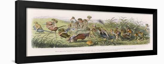 Elves and Their Tricks-Richard Doyle-Framed Art Print