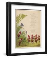 Elves Dancing in a Ring-null-Framed Art Print