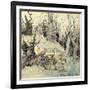 Elves in a Wood, 1908-Arthur Rackham-Framed Giclee Print