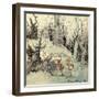 Elves in a Wood, 1908-Arthur Rackham-Framed Giclee Print