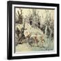 Elves in a Wood, 1908-Arthur Rackham-Framed Giclee Print