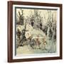 Elves in a Wood, 1908-Arthur Rackham-Framed Giclee Print