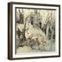 Elves in a Wood-Arthur Rackham-Framed Giclee Print