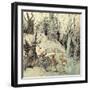 Elves in a Wood-Arthur Rackham-Framed Giclee Print