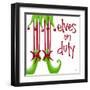 Elves on Duty Square-Gina Ritter-Framed Art Print