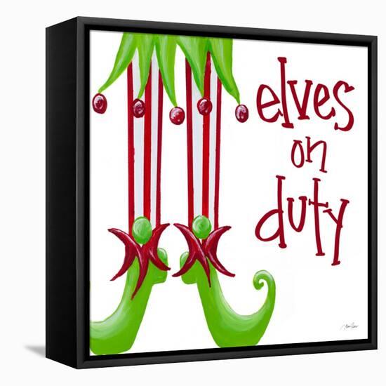 Elves on Duty Square-Gina Ritter-Framed Stretched Canvas