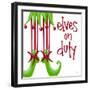 Elves on Duty Square-Gina Ritter-Framed Art Print