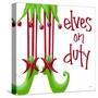 Elves on Duty Square-Gina Ritter-Stretched Canvas