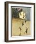 Elves Parachuting with the Aid of Thistledown-Ernest Aris-Framed Art Print