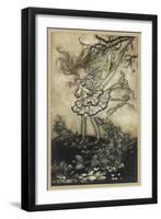 Elves Teasing a Girl-Arthur Rackham-Framed Art Print