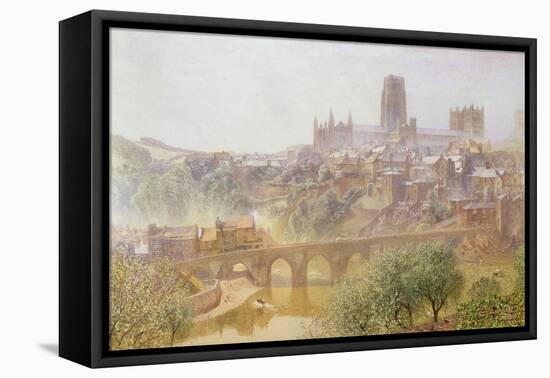 Elvet Bridge, Durham, 1876-Alfred William Hunt-Framed Stretched Canvas