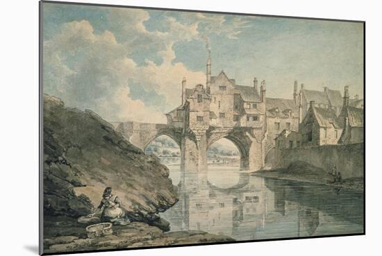 Elvet Bridge, Durham, 18th Century-Thomas Hearne-Mounted Giclee Print