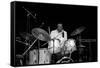 Elvin Jones, Fairfield Halls, Croydon, Surrey, November, 1987-Brian O'Connor-Framed Stretched Canvas