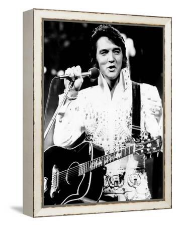 SGH SERVICES Cadre avec photo dédicacée et CD d’Elvis Presley « Aloha from Hawaii » 