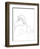 Elvis Costello-Logan Huxley-Framed Art Print