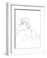 Elvis Costello-Logan Huxley-Framed Art Print