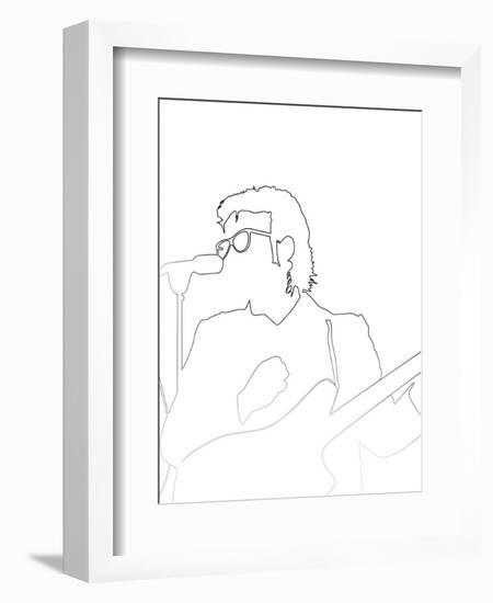 Elvis Costello-Logan Huxley-Framed Art Print