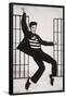 Elvis Presley - Jailhouse Rock Pose-Trends International-Framed Poster