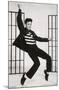 Elvis Presley - Jailhouse Rock Pose-Trends International-Mounted Poster