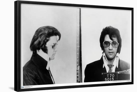 Elvis Presley - Mugshot-Trends International-Framed Poster