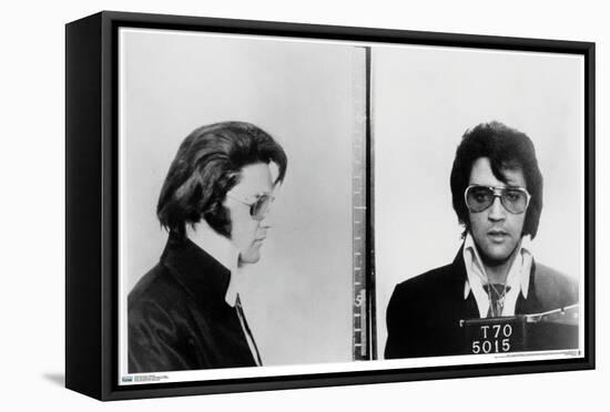 Elvis Presley - Mugshot-Trends International-Framed Stretched Canvas
