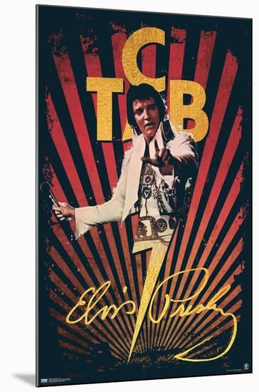 Elvis Presley - T.C.B.-Trends International-Mounted Poster