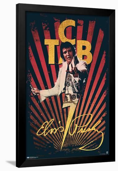 Elvis Presley - T.C.B.-Trends International-Framed Poster