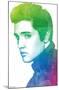 Elvis Presley - Watercolor-Trends International-Mounted Poster