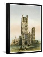 Ely Cathedral, Cambridgeshire, C1870-WL Walton-Framed Stretched Canvas