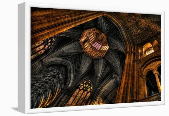 Ely Cathedral Cambridgeshire-null-Framed Art Print