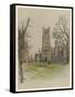 Ely Cathedral Cambridgeshire-Cecil Aldin-Framed Stretched Canvas