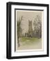 Ely Cathedral Cambridgeshire-Cecil Aldin-Framed Art Print