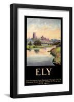 Ely Cathedral Dark-null-Framed Art Print