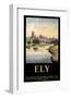 Ely Cathedral Dark-null-Framed Art Print