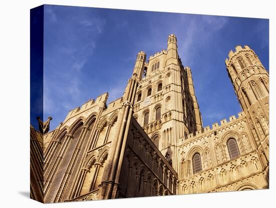 Ely Cathedral, Ely, Cambridgeshire, England, United Kingdom-Charles Bowman-Stretched Canvas