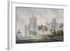 Ely Cathedral from the South-East, 1763-1804-Edward Dayes-Framed Giclee Print