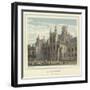 Ely Cathedral, North West View-Hablot Knight Browne-Framed Giclee Print