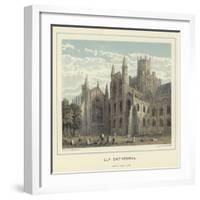 Ely Cathedral, North West View-Hablot Knight Browne-Framed Giclee Print