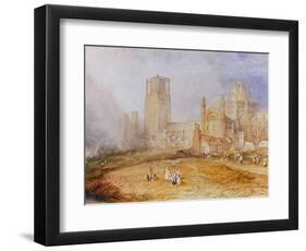 Ely Cathedral-J. M. W. Turner-Framed Giclee Print