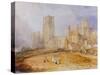 Ely Cathedral-J. M. W. Turner-Stretched Canvas