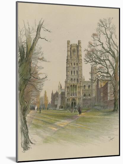 Ely Cathedral-Cecil Aldin-Mounted Giclee Print