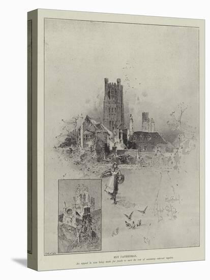 Ely Cathedral-Herbert Railton-Stretched Canvas