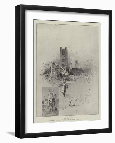 Ely Cathedral-Herbert Railton-Framed Giclee Print