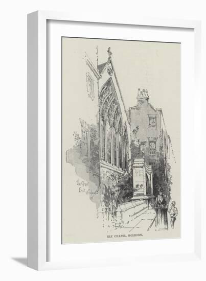 Ely Chapel, Holborn-null-Framed Giclee Print