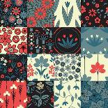 Flower Patterns Collection-elyomys-Art Print