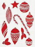 Christmas Otomi Tile III-Elyse DeNeige-Art Print