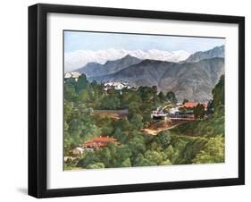 Elysium Hill, Simla, India, Early 20th Century-null-Framed Giclee Print